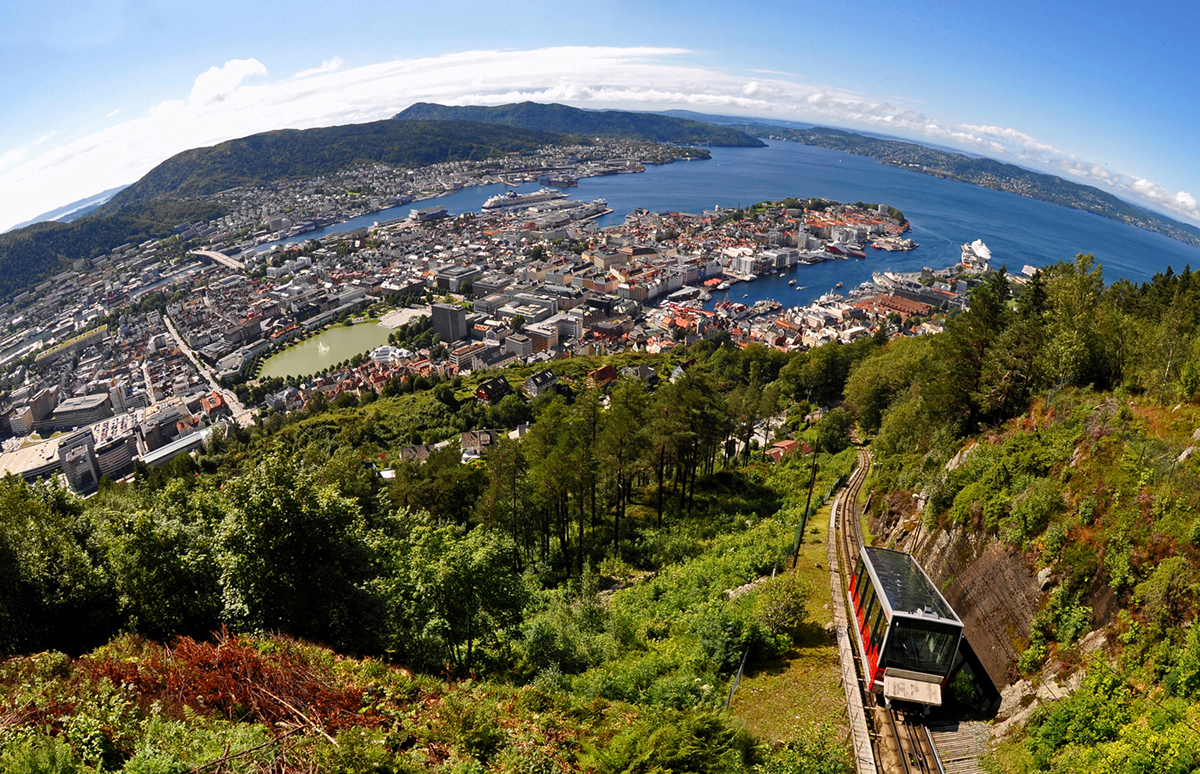 Beautiful Bergen Norway from Mt.Floyen | Shutterbug